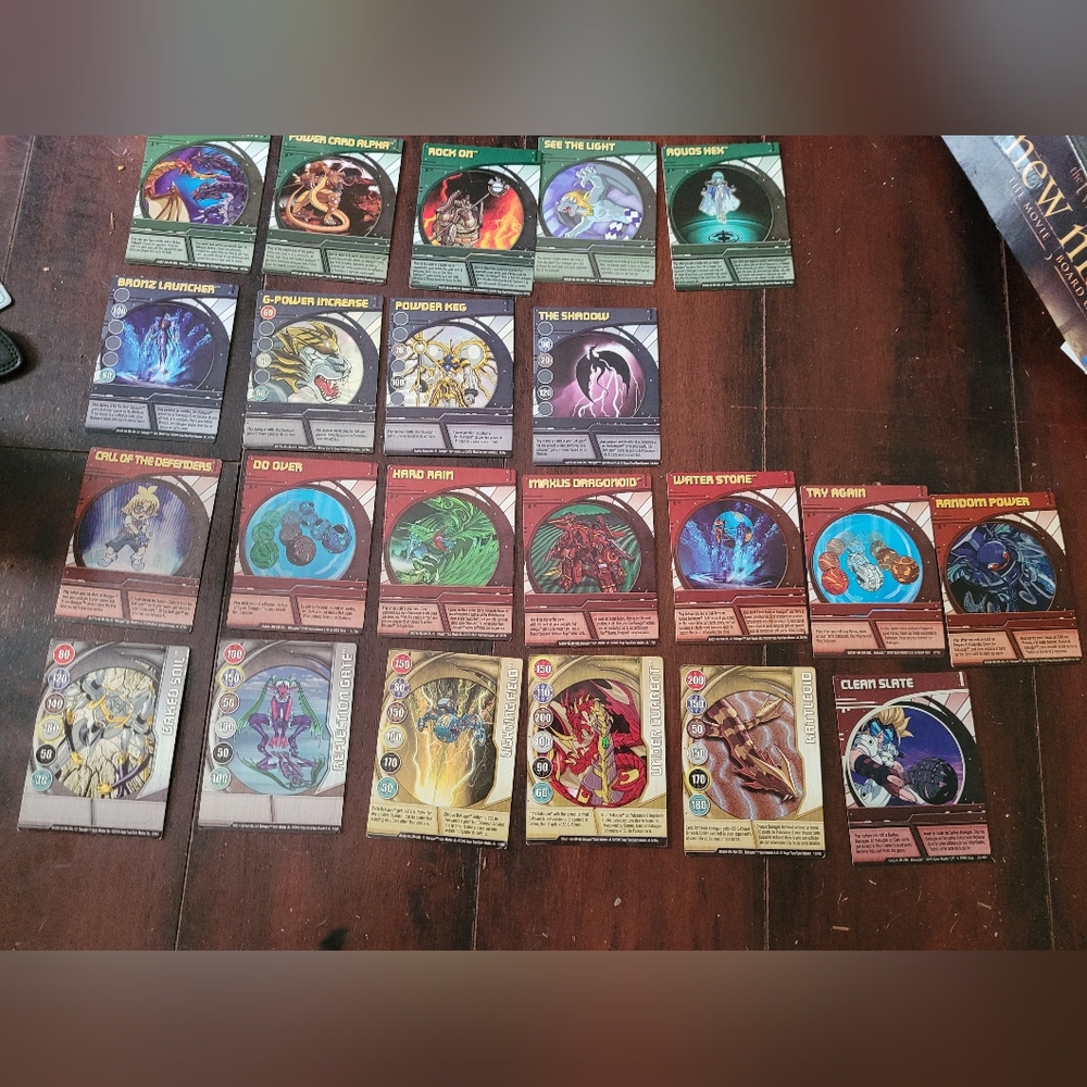21 Bakugan Trading Card Collection
